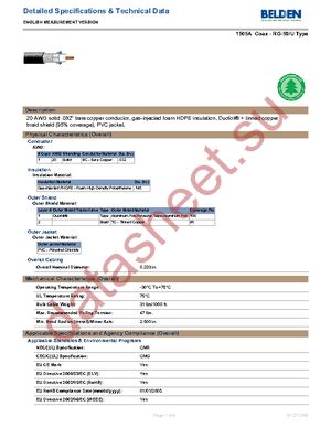 1505A 0101000 datasheet  